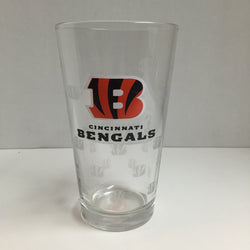 CINCINNATI BENGALS OFFICIAL NFL 16OZ PINT GLASS