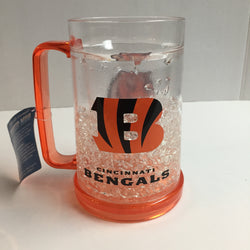 CINCINNATI BENGALS OFFICIAL NFL 16OZ CRYSTAL FREEZER MUG