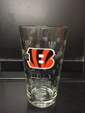 CINCINNATI BENGALS OFFICIAL NFL 16OZ PINT GLASS