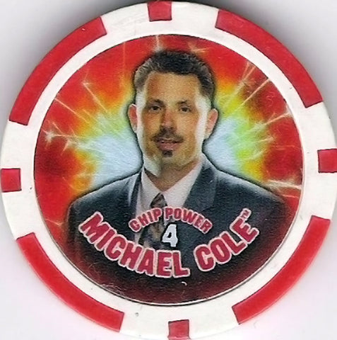 2011 Topps WWE Power Chipz Michael Cole