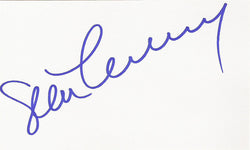 SEAN CONNERY SIGNED 3x5 INDEX CARD COA AUTHENTIC