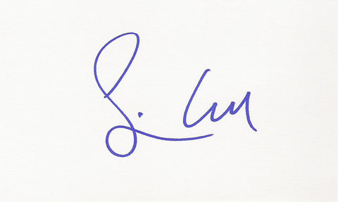 SIMON COWELL SIGNED 3x5 INDEX CARD COA AUTHENTIC