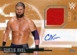 2017 Topps Undisputed WWE Curtis Axel Authentic Shirt Relic Autograph #21/99