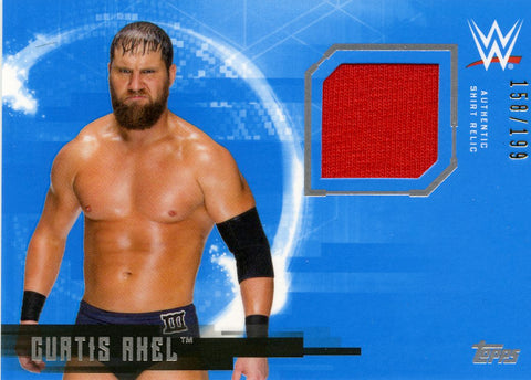 2017 Topps WWE Undisputed Curtis Axel Authentic Shirt Relic #158/199