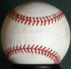 Al Dark Authentic Autographed Official MLB Baseball