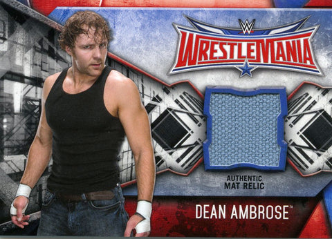 2017 Topps WWE Dean Ambrose Authentic Mat Relic