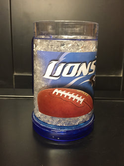 DETROIT LIONS OFFICIAL NFL 16OZ CRYSTAL FREEZER MUG