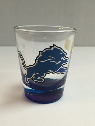 DETROIT LIONS OFFICIAL NFL 2OZ SHOT GLASS