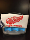 OFFICIAL NHL DETROIT RED WINGS "COOL SIX COOLER" CAN BOTTLE FREEZER