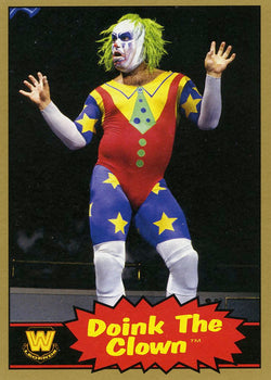 2012 Topps WWE Heritage Doink the Clown Gold Border /10