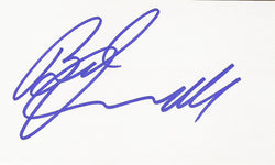 ROBERT DUVALL SIGNED 3x5 INDEX CARD COA AUTHENTIC