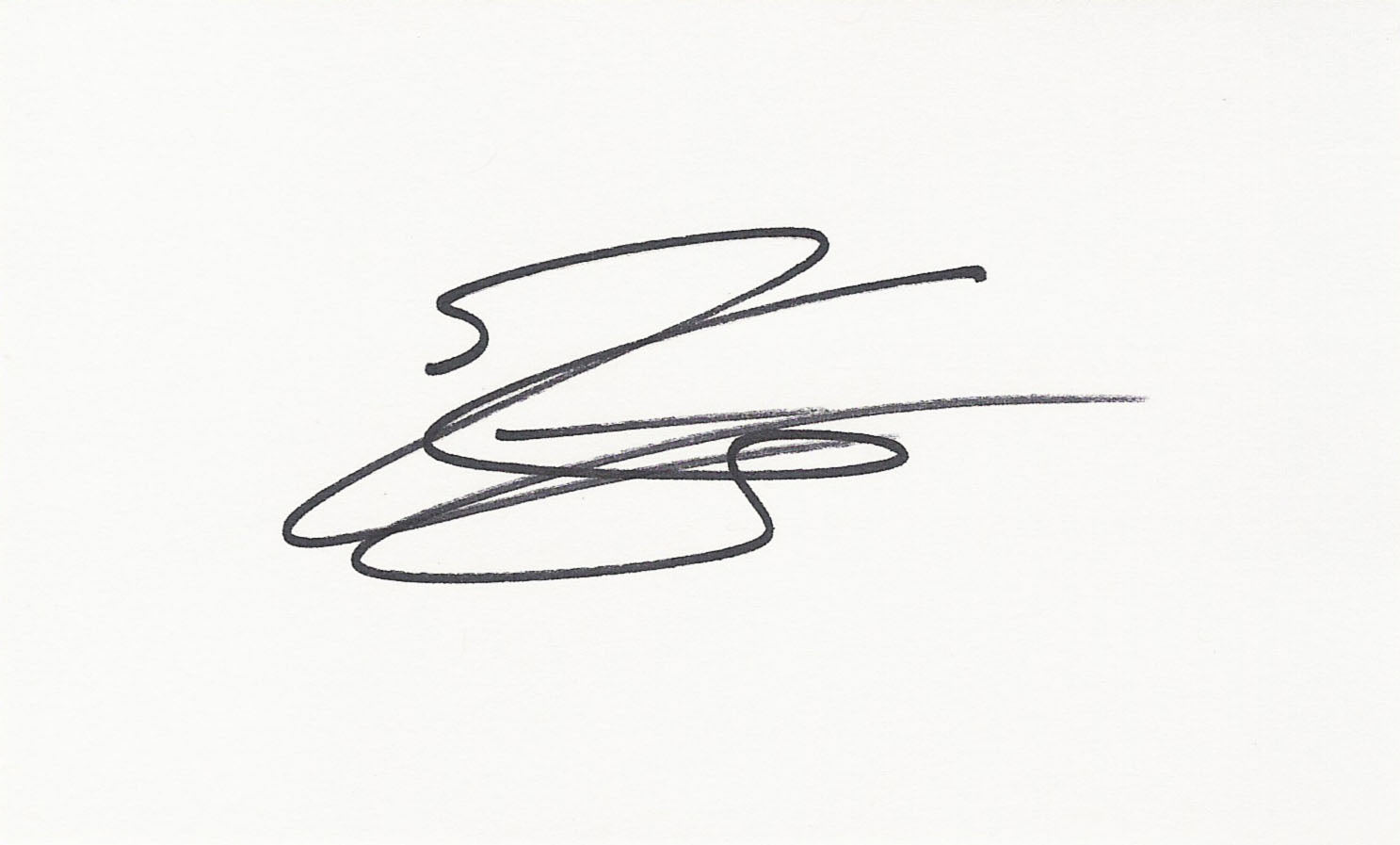 ZAC EFRON SIGNED 3x5 INDEX CARD COA AUTHENTIC