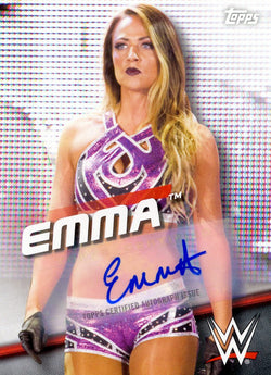 2017 Topps WWE Emma Authentic Autograph #18/99