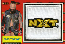2017 Topps Heritage WWE Eric Young Commemorative NXT Patch #285/299