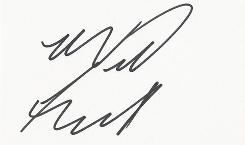 WILL FERRELL SIGNED 3x5 INDEX CARD COA AUTHENTIC