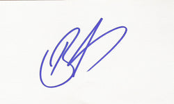 DAVE GROHL SIGNED 3x5 INDEX CARD COA AUTHENTIC