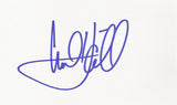 MARK HAMILL SIGNED 3x5 INDEX CARD COA AUTHENTIC