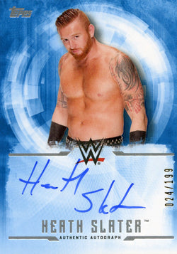 2017 Topps Undisputed WWE Heath Slater Authentic Autograph #024/199