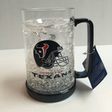 HOUSTON TEXANS OFFICIAL NFL 16OZ CRYSTAL FREEZER MUG