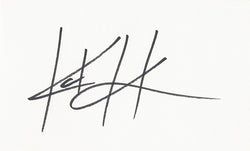 KATE HUDSON SIGNED 3x5 INDEX CARD COA AUTHENTIC