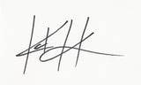 KATE HUDSON SIGNED 3x5 INDEX CARD COA AUTHENTIC