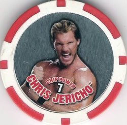 2011 Topps WWE Power Chipz Silver Chris Jericho