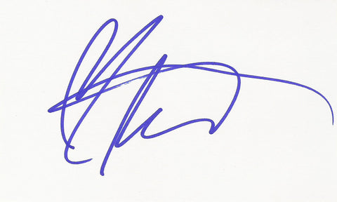 MELISSA JOAN HART SIGNED 3x5 INDEX CARD COA AUTHENTIC