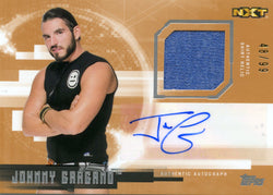 2017 Topps Undisputed WWE Johnny Gargano Authentic Shirt Relic Autograph #48/99