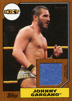 2017 Topps WWE Johnny Gargano Authentic Shirt Relic #14/99