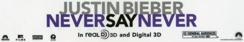 Justin Bieber: Never Say Never 3D