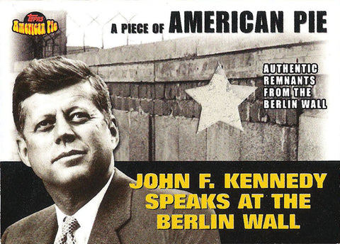 2001 Topps American Pie Relic Berlin Wall #PAPM2