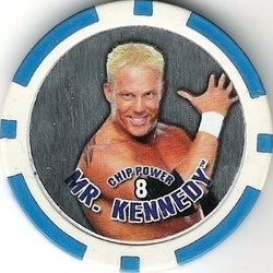 2011 Topps WWE Power Chipz Silver Mr. Kennedy