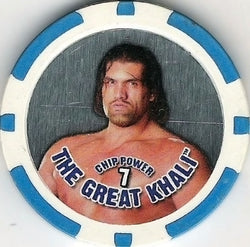 2011 Topps WWE Power Chipz Silver The Great Khali