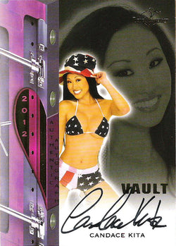 2012 Bench Warmer Vault Candace Kita Authentic Autograph