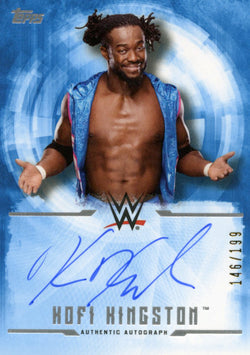 2017 Topps Undisputed WWE Kofi Kingston Authentic Autograph /199