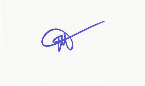 KRISTIN KREUK SIGNED 3x5 INDEX CARD COA AUTHENTIC