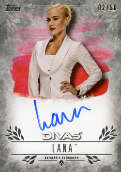 2016 Topps Undisputed WWE Lana Authentic Autograph