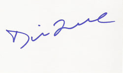 DIANE LANE SIGNED 3x5 INDEX CARD COA AUTHENTIC