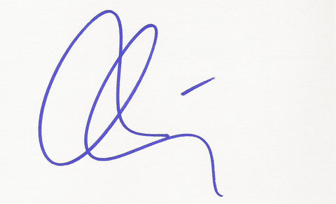 ALI LARTER SIGNED 3x5 INDEX CARD COA AUTHENTIC