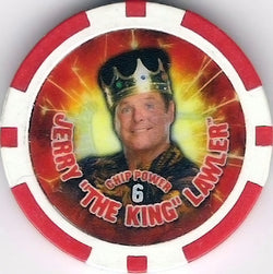 2011 Topps WWE Power Chipz Jerry "the King" Lawler