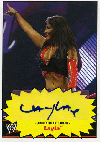 2012 Topps WWE Heritage Layla Authentic Autograph