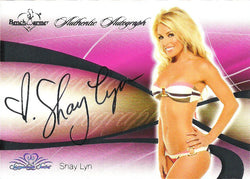 2008 Bench Warmer Shay Lyn Authentic Autograph 24