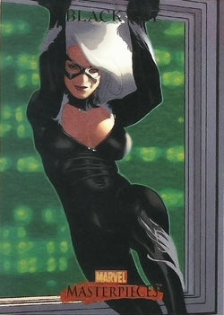 2007 Upper Deck Marvel Masterpieces Foil Black Cat Card #9