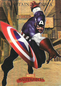2007 Upper Deck Marvel Masterpieces Foil Captain America Card #16