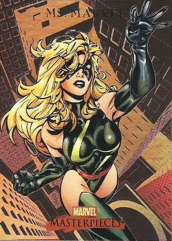 2007 Upper Deck Marvel Masterpieces Foil Ms. Marvel Card #59