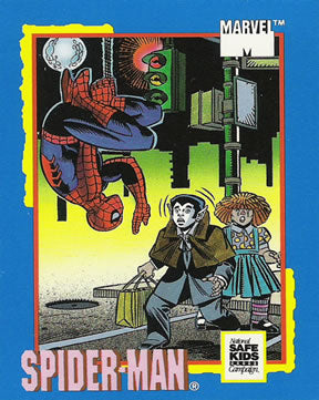Impel Marvel Spider-Man Safe Kids Promo Card