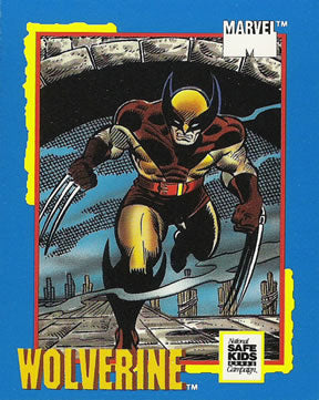 Impel Marvel Wolverine Safe Kids Promo Card