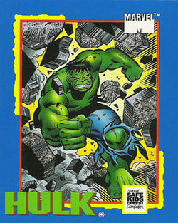 Impel Marvel Hulk Safe Kids Promo Card
