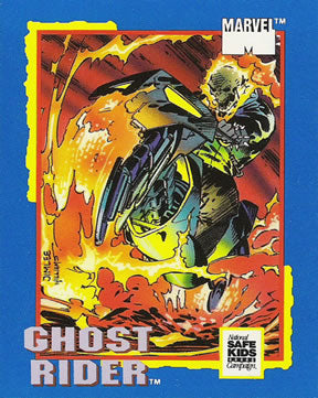Impel Marvel Ghost Rider Safe Kids Promo Card