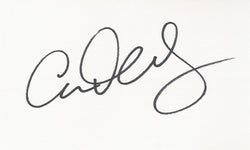 EVA MENDES SIGNED 3x5 INDEX CARD COA AUTHENTIC